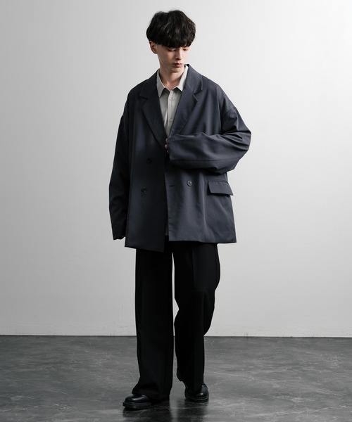 【セール】オーバーサイズダブルテーラードジャケット（テーラードジャケット）｜Rocky Monroe（ロッキーモンロー）