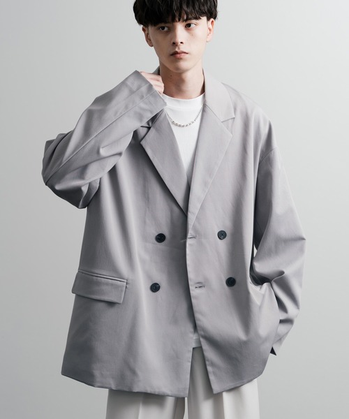 【セール】オーバーサイズダブルテーラードジャケット（テーラードジャケット）｜Rocky Monroe（ロッキーモンロー）