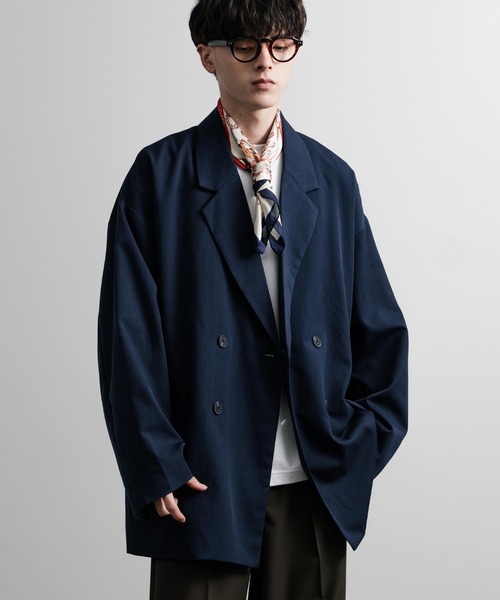 【セール】オーバーサイズダブルテーラードジャケット（テーラードジャケット）｜Rocky Monroe（ロッキーモンロー）