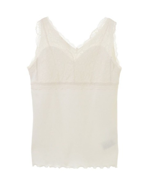 earth music&ecology（アースミュージックアンドエコロジー）の「2WAYレースタンクトップ（タンクトップ・レディース・グレイッシュブルー/ブラック/アイボリー/モカ・S/M）」の22枚目の写真