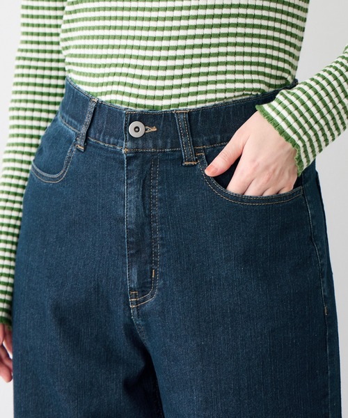 Viola e Viola(ヴィオラエヴィオラ)の「のび心地 ゆるストレートパンツ(その他パンツ・レディース・ネイビー/モカ/カーキ・LL/L/M/3L)」の20枚目の写真