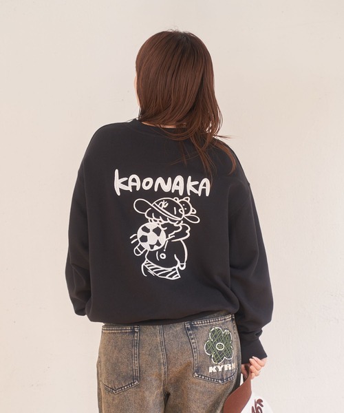 kaoyorinakami(カオヨリナカミ)の「soccer boy sweat / サッカーボーイスウェット(スウェット・メンズ・マスタード/ブラック/グレー・X-SMALL/SMALL/MEDIUM/LARGE/X-LARGE)」の4枚目の写真