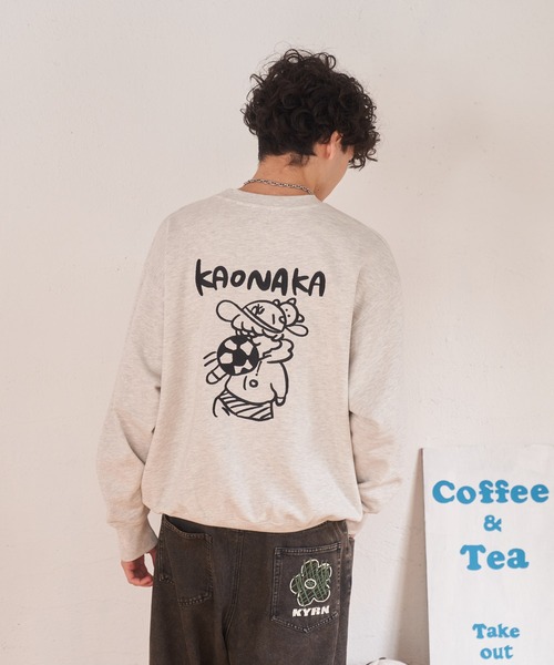 kaoyorinakami(カオヨリナカミ)の「soccer boy sweat / サッカーボーイスウェット(スウェット・メンズ・マスタード/ブラック/グレー・X-SMALL/SMALL/MEDIUM/LARGE/X-LARGE)」の9枚目の写真