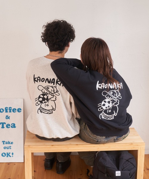 kaoyorinakami(カオヨリナカミ)の「soccer boy sweat / サッカーボーイスウェット(スウェット・メンズ・マスタード/ブラック/グレー・X-SMALL/SMALL/MEDIUM/LARGE/X-LARGE)」の21枚目の写真