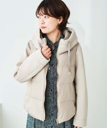 le.coeur blanc | カットボンディング×スムースタフタショートブルゾン(ブルゾン)
