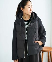 le.coeur blanc | カットボンディング×スムースタフタショートブルゾン(ブルゾン)