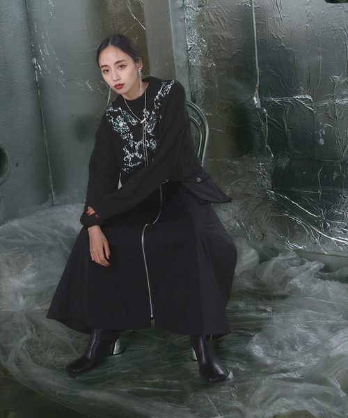 HARE（ハレ）の「ケーブルガラキリカエニット(HAR)（ニット/セーター