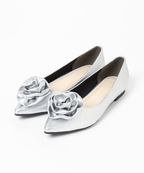 Heather（ヘザー）の「ローズフラットパンプス　133233（パンプス・レディース・ブラック/シルバー・S/M/L）」の9枚目の写真
