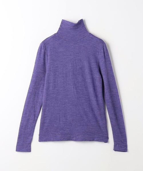 green label relaxing（グリーンレーベルリラクシング）の「スラブウール タートルネック プルオーバー カットソー（Tシャツ/カットソー・レディース・ダークグレー/ブラック/オフホワイト/パープル/ネイビー・FREE）」の20枚目の写真