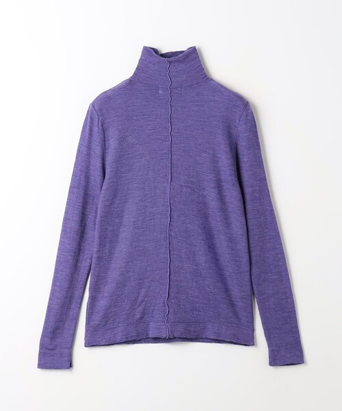 green label relaxing（グリーンレーベルリラクシング）の「スラブウール タートルネック プルオーバー カットソー（Tシャツ/カットソー・レディース・ダークグレー/ブラック/オフホワイト/パープル/ネイビー・FREE）」の21枚目の写真