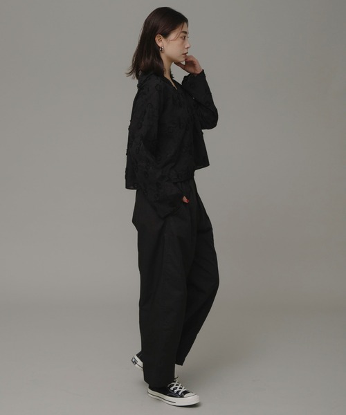 URBAN RESEARCH Sonny Label（アーバンリサーチサニーレーベル）の「3Dレーススキッパーブラウス（シャツ/ブラウス・レディース・オフホワイト/ブルー/ブラック・FREE）」の18枚目の写真