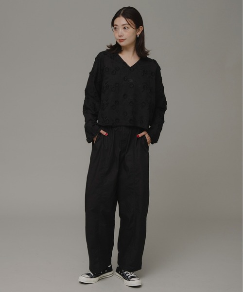 URBAN RESEARCH Sonny Label（アーバンリサーチサニーレーベル）の「3Dレーススキッパーブラウス（シャツ/ブラウス・レディース・オフホワイト/ブルー/ブラック・FREE）」の16枚目の写真