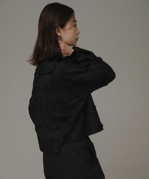 URBAN RESEARCH Sonny Label（アーバンリサーチサニーレーベル）の「3Dレーススキッパーブラウス（シャツ/ブラウス・レディース・オフホワイト/ブルー/ブラック・FREE）」の14枚目の写真