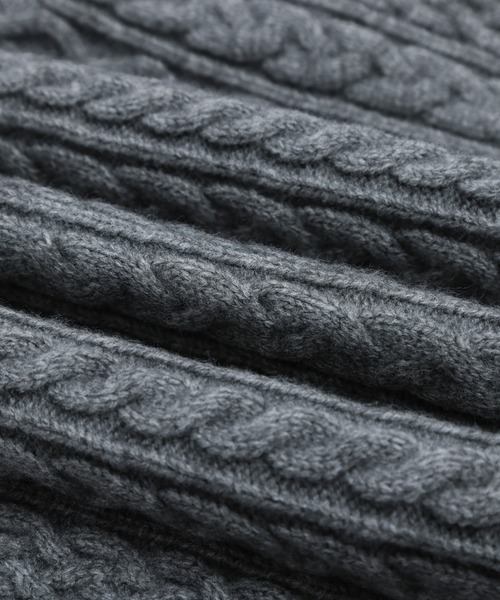 Lajour（ラジュール）の「日本製2WAY襟付きニットカーディガン（カーディガン/ボレロ・レディース・グレー/ブラック/アイボリー・フリー）」の15枚目の写真