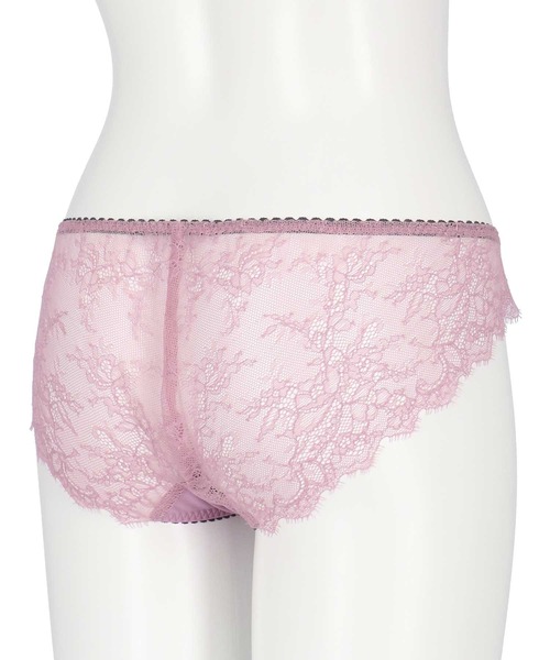 ダンゴアンフィ スリップ2枚 ショーツ5枚 セール】ケミカルスカラップ×エンブロイダリーレース デザインショーツ