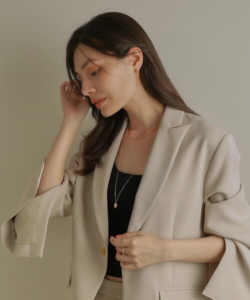 COCOSHNIK(ココシュニック)の「K10メッシュパターン リング大(リング・レディース・イエローゴールド・10/12/14)」の6枚目の写真