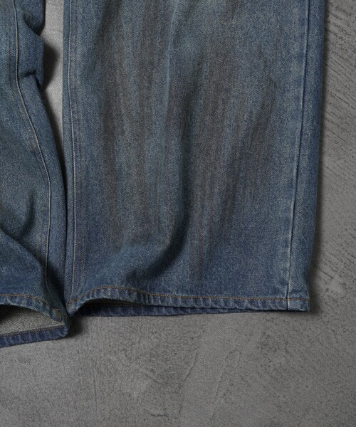 【セール】PUBLUX/パブリュクス Dirty denim pants/汚し加工デニムパンツ(限定展開)（デニムパンツ）｜PUBLUX（パブリュクス）