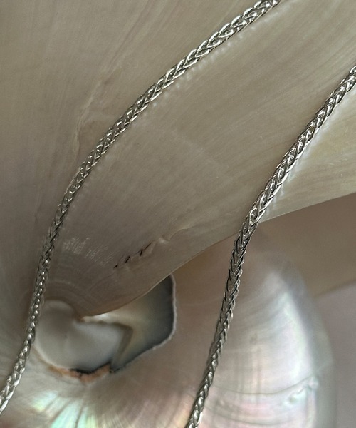 whoseA(フーシー)の「【silver925】RopeNecklace/ ロープチェーンネックレス(ネックレス・メンズ・シルバー・FREE)」の3枚目の写真