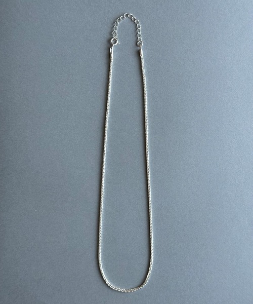 whoseA(フーシー)の「【silver925】RopeNecklace/ ロープチェーンネックレス(ネックレス・メンズ・シルバー・FREE)」の4枚目の写真
