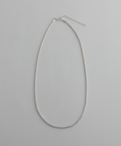 whoseA(フーシー)の「【silver925】RopeNecklace/ ロープチェーンネックレス(ネックレス・メンズ・シルバー・FREE)」の8枚目の写真