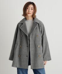 grove | 【mina掲載奈緒さん着用商品】ライクメルトンPコート(ピーコート)