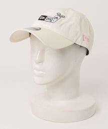 NEW ERA 9TWENTY たべっ子どうぶつ ボックスロゴうさぎキャップ 9TWENTY たべっ子どうぶつ うさぎ ボックスロゴ クローム