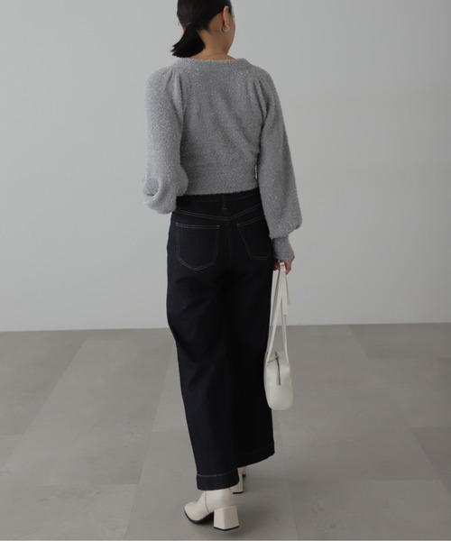 FREE'S MART(フリーズマート)の「◇ラメシャギーニットカーディガン(カーディガン/ボレロ・レディース・ピンク/グレー/グリーン系その他/ホワイト・FREE)」の21枚目の写真