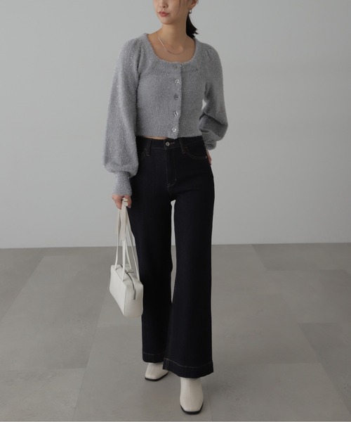 FREE'S MART(フリーズマート)の「◇ラメシャギーニットカーディガン(カーディガン/ボレロ・レディース・ピンク/グレー/グリーン系その他/ホワイト・FREE)」の19枚目の写真