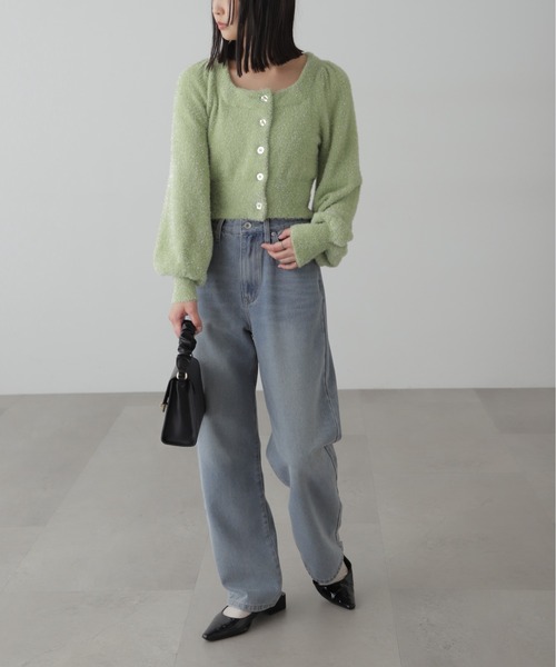 セール】◇ラメシャギーニットカーディガン（カーディガン/ボレロ