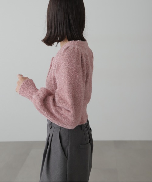 セール】◇ラメシャギーニットカーディガン（カーディガン/ボレロ