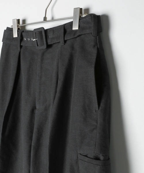niko and...(ニコアンド)の「【WILLIAM B.ELIOTT】 モールスキンベルトパンツ(その他パンツ・レディース・ベージュ/チャコール・LARGE/MEDIUM)」の10枚目の写真