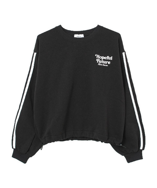 RiCO SUCRE（リコシュクレ）の「【裏起毛】ラインプルオーバー（スウェット・キッズ・サックスブルー/ブラック/杢グレー・130/140/150/160/165）」の11枚目の写真