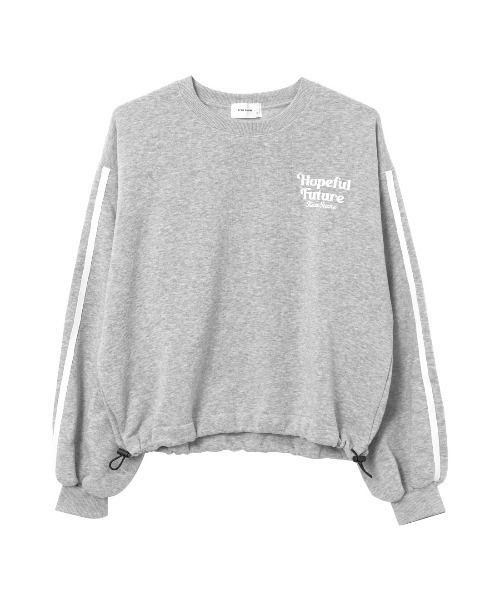 RiCO SUCRE（リコシュクレ）の「【裏起毛】ラインプルオーバー（スウェット・キッズ・サックスブルー/ブラック/杢グレー・130/140/150/160/165）」の12枚目の写真