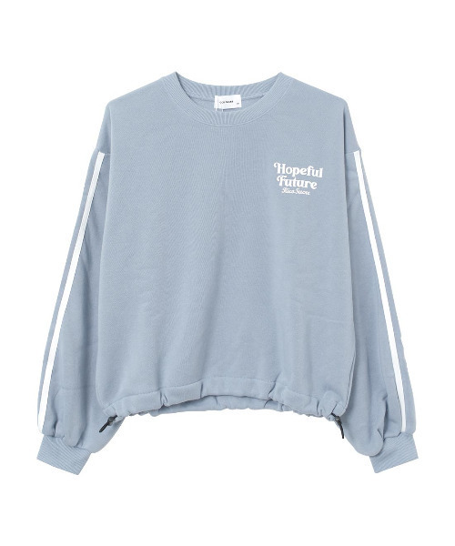 RiCO SUCRE（リコシュクレ）の「【裏起毛】ラインプルオーバー（スウェット・キッズ・サックスブルー/ブラック/杢グレー・130/140/150/160/165）」の13枚目の写真