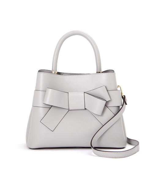 EDIT COLOGNE（エディットコロン）の「フロントリボンバッグ（ショルダーバッグ・レディース・ホワイト系その他/グレー/ブラック・ﾌﾘ-）」の5枚目の写真