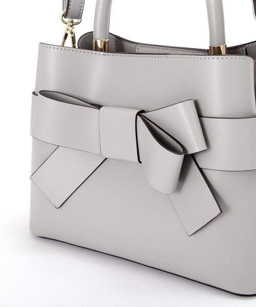 EDIT COLOGNE（エディットコロン）の「フロントリボンバッグ（ショルダーバッグ・レディース・ホワイト系その他/グレー/ブラック・ﾌﾘ-）」の10枚目の写真