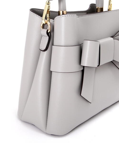 EDIT COLOGNE（エディットコロン）の「フロントリボンバッグ（ショルダーバッグ・レディース・ホワイト系その他/グレー/ブラック・ﾌﾘ-）」の11枚目の写真