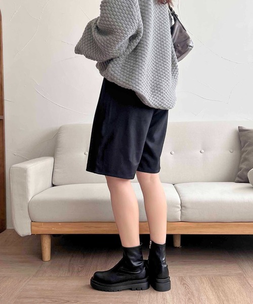 apres jour clair(アプレジュールクレア)の「【apres jour clair】ハーフパンツ【ZOZOTOWN限定アイテム】(その他パンツ・レディース・ブラック/グレー/ブラウン系その他・フリー/X-LARGE)」の6枚目の写真
