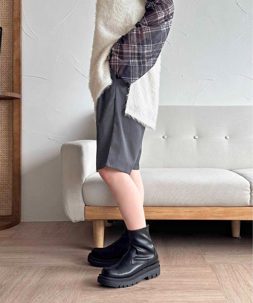 apres jour clair(アプレジュールクレア)の「【apres jour clair】ハーフパンツ【ZOZOTOWN限定アイテム】(その他パンツ・レディース・ブラック/グレー/ブラウン系その他・フリー/X-LARGE)」の11枚目の写真