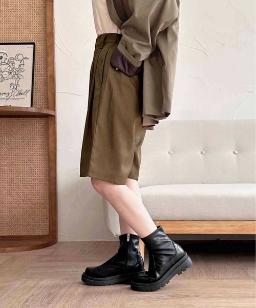 apres jour clair(アプレジュールクレア)の「【apres jour clair】ハーフパンツ【ZOZOTOWN限定アイテム】(その他パンツ・レディース・ブラック/グレー/ブラウン系その他・フリー/X-LARGE)」の16枚目の写真