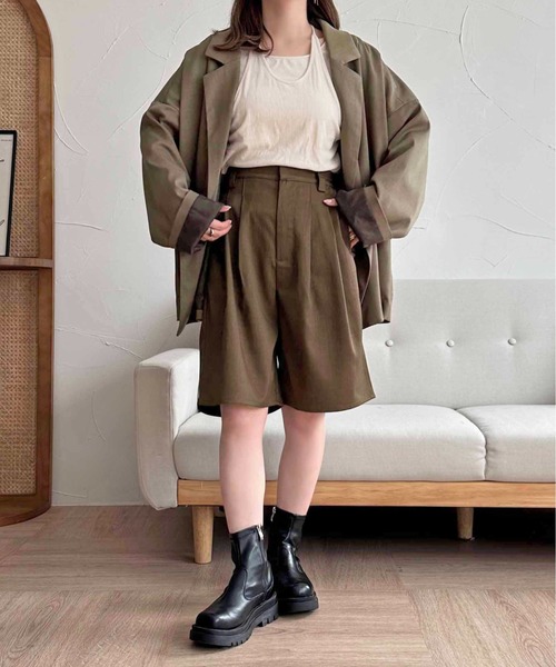 apres jour clair(アプレジュールクレア)の「【apres jour clair】ハーフパンツ【ZOZOTOWN限定アイテム】(その他パンツ・レディース・ブラック/グレー/ブラウン系その他・フリー/X-LARGE)」の21枚目の写真