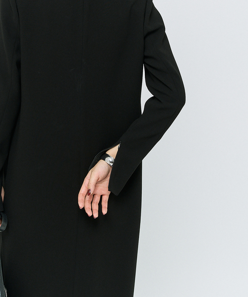 追加》ダブルクロスミニマルロングドレス 3（ワンピース）｜HARDY NOIR