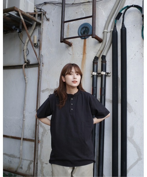 CAL CRU】カルクルー S/S HENLEY（Tシャツ/カットソー）｜fridge