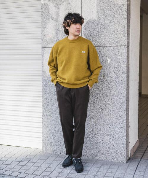 URBAN RESEARCH DOORS（アーバンリサーチドアーズ）の「ウールライクテーパードトラウザー（その他パンツ・メンズ・ブラウン系その他/ブラック/グレー系その他/チャコールグレー・MEDIUM/SMALL/LARGE）」の5枚目の写真