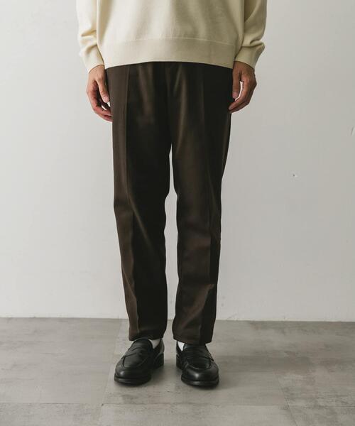 URBAN RESEARCH DOORS（アーバンリサーチドアーズ）の「ウールライクテーパードトラウザー（その他パンツ・メンズ・ブラウン系その他/ブラック/グレー系その他/チャコールグレー・MEDIUM/SMALL/LARGE）」の15枚目の写真