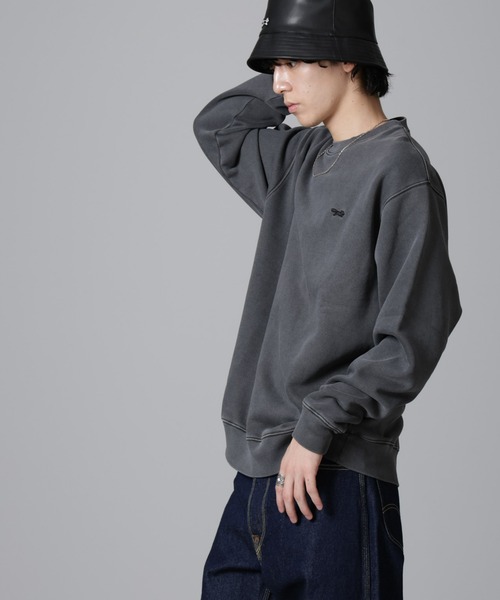 PENNEYS（ぺニーズ）の「PENNEYS/PENNEYS BLACK ピグメントスウェット（スウェット・メンズ・スミクロ/アイボリー・M/L）」の2枚目の写真