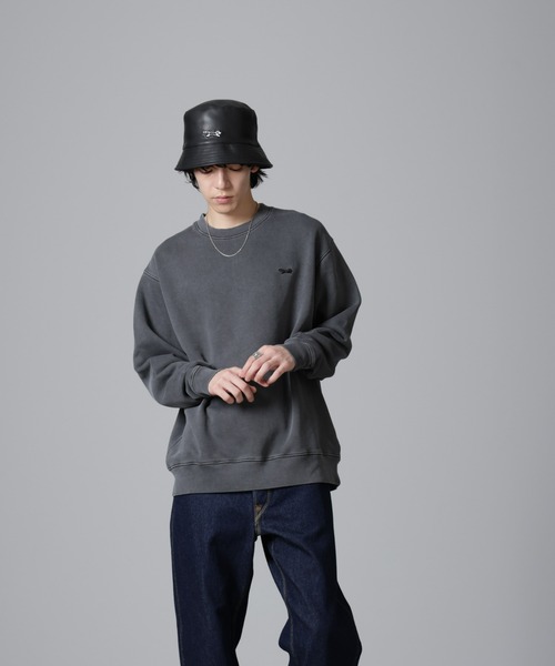 PENNEYS（ぺニーズ）の「PENNEYS/PENNEYS BLACK ピグメントスウェット（スウェット・メンズ・スミクロ/アイボリー・M/L）」の6枚目の写真