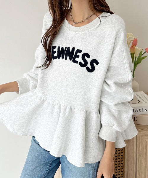 AnotherEdition♡フリルスウェット オープンショルダーフリルスウェット – WEGO ONLINE STORE