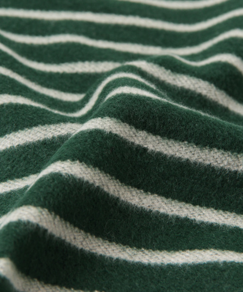 URBAN RESEARCH DOORS MENS（アーバンリサーチ ドアーズ メンズ）の「FORK＆SPOON 起毛ボーダーカットソー（Tシャツ/カットソー・メンズ・ネイビー/グレー/グリーン/ベージュ・40/38）」の8枚目の写真