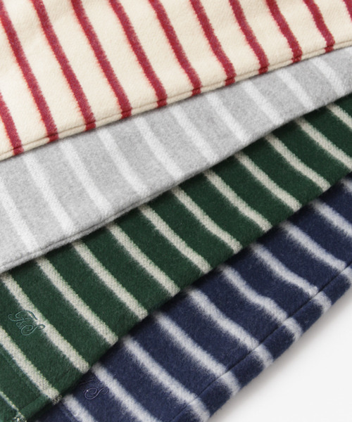 URBAN RESEARCH DOORS MENS（アーバンリサーチ ドアーズ メンズ）の「FORK＆SPOON 起毛ボーダーカットソー（Tシャツ/カットソー・メンズ・ネイビー/グレー/グリーン/ベージュ・40/38）」の11枚目の写真